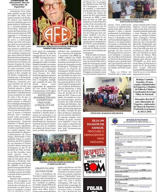 PASCHOAL GONÇALVES DA ROCHA – 04 ANOS SEM ELE!