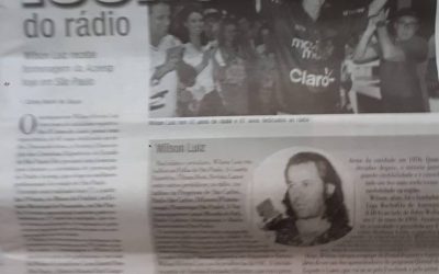 WILSON SILVEIRA LUIZ – O MITO – HOMENAGEM ACEESP – 07/12/2018 – SEXTA-FEIRA!
