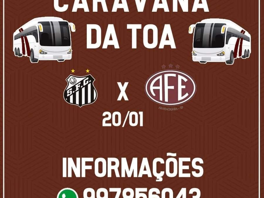 EXCURSÃO  SANTOS – 19/01/2019 – SÁBADO – TORCIDA AFEGANISTÃO!