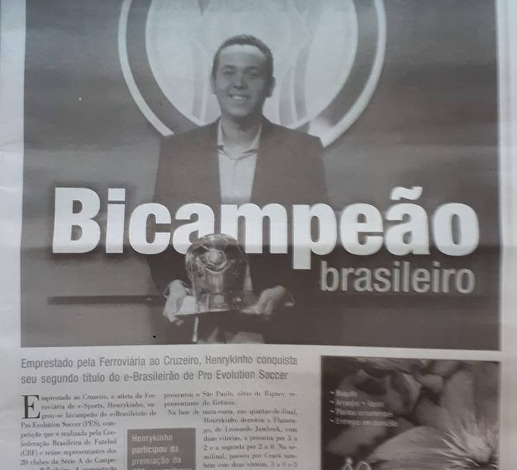 HENRYQUINHO – CAMPEÃO DE E-GAME 2018- 06/12/2018-QUINTA-FEIRA!