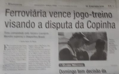 FERROVIÁRIA SE PREPARANDO PARA A COPA SP FUTEBOL JUNIOR´S -13/12/2018-QUINTA-FEIRA!