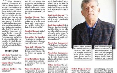 MILTON CARDOSO NO JORNAL DE ARARAQUARA – 12/2018!