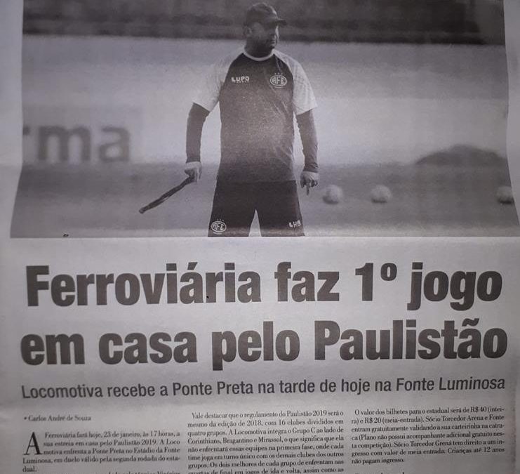 FERROVIÁRIA X PONTE PRETA -O IMPARCIAL –  23/01/2018 – QUARTA-FEIRA!