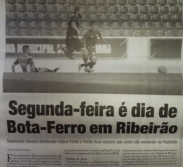 BOTAFERRO – 27/01/2019 – DOMINGO!