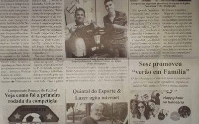 ESPORTES E LAZER – FOLHA DA CIDADE – 29/01/2019 – TERÇA-FEIRA
