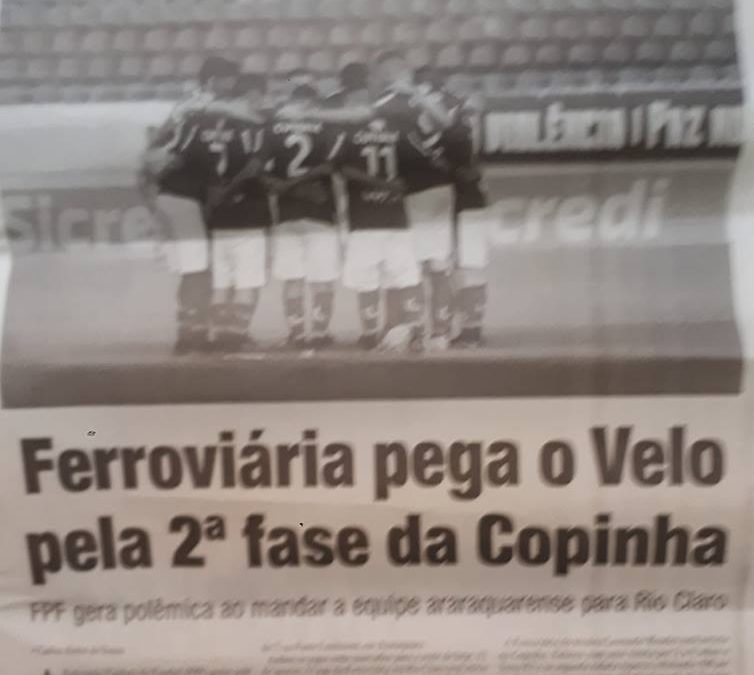 FERROVIÁRIA X VELO CLUBE – 2 FASE – 50 COPA SP FJ 2019 -11/01/2019-QUINTA-FEIRA!