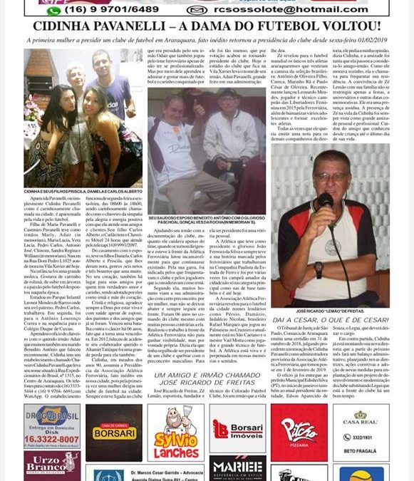 PERSONALIDADE – FOLHA DA CIDADE !