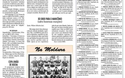 Esportes no Jornal de Araraquara 16/02/2019