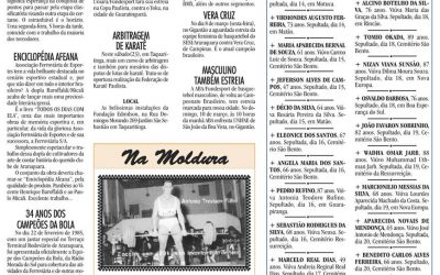 ESPORTES – JORNAL DE ARARAQUARA – 23/02/2019