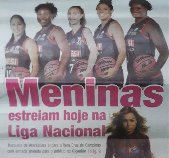 Basket Feminino estréia na Liga de Basket Feminino- O Imparcial de Araraquara!