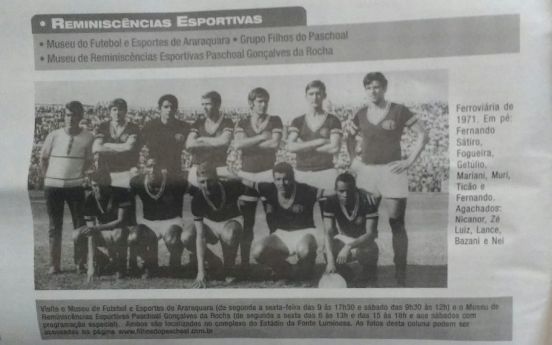 Reminiscências Esportivas, O Imparcial de Araraquara!