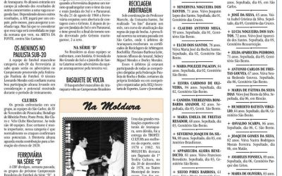ESPORTES – JORNAL DE ARARAQUARA – 09/03/2019!