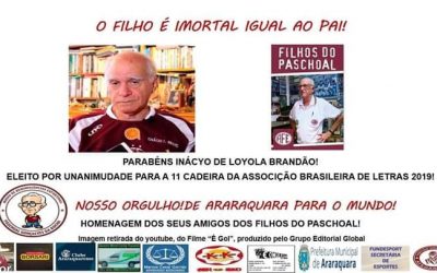 HOMENAGEM AO INÁCIO DE LOYOLA BRANDÃO!