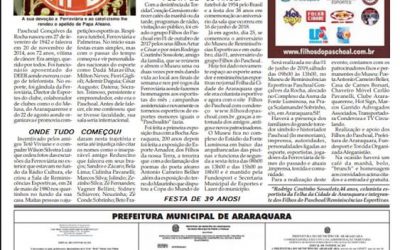 Página 4 ,Especial sobre 39 anos das Reminiscências Esportivas ,Folha da Cidade de Araraquara ,24/05-Sexta-feira !