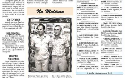 ESPORTES – JORNAL DE ARARAQUARA – 25/05/2019!