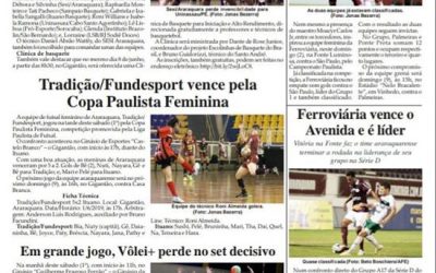 Esportes e Lazer,Folha da Cidade de 04/06/2019 – Terça-feira!