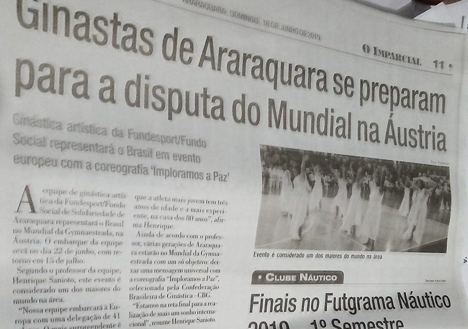 16/06/2019-Domingo  ,O Imparcial de Araraquara!