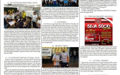 Página 6 ,As 12 do Soro ,Folha da Cidade de Araraquara ,06/06-Quinta-feira !