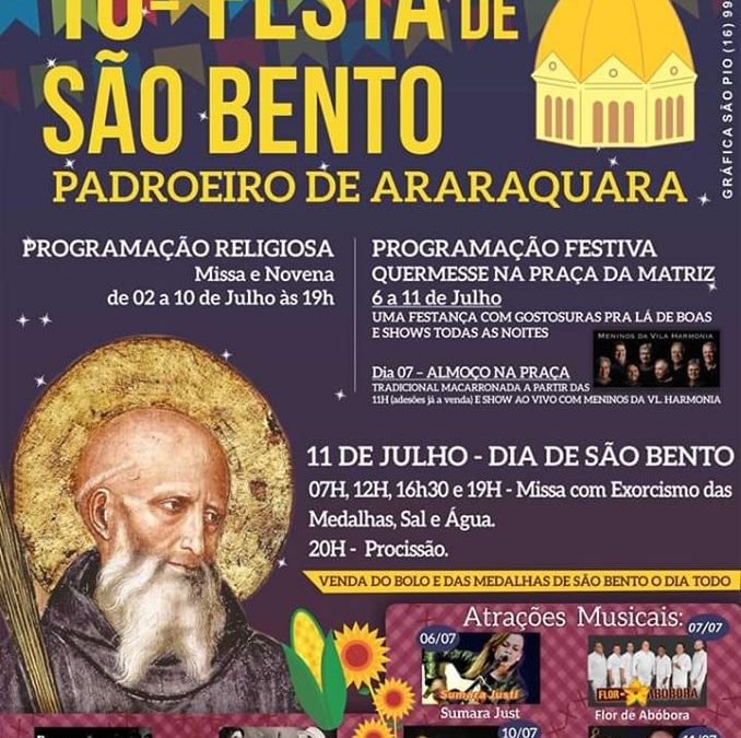 10 FESTA DE SÃO BENTO 2019!