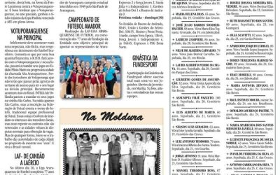 ESPORTES – JORNAL DE ARARAQUARA- 29/06/2019 –