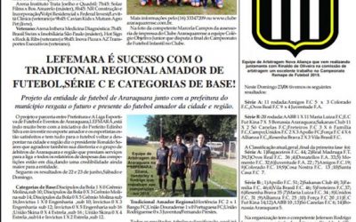 Página 06 ,Futebol ,Folha da Cidade de Araraquara desta 26/06,quarta- feira!