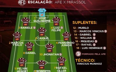 FERROVIÁRIA X MIRASSOL – 29/07/2019 – SEGUNDA – FEIRA!