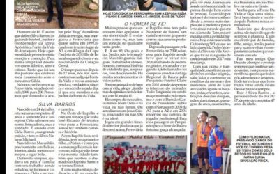 Página 03 ,Personalidade ,Folha da Cidade de Araraquara de hoje ,28/07 – Domingo!