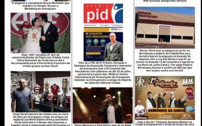 Página 03 ,Fatos e Fotos ,Folha da Cidade de Araraquara de hoje ,14/07 – Domingo!