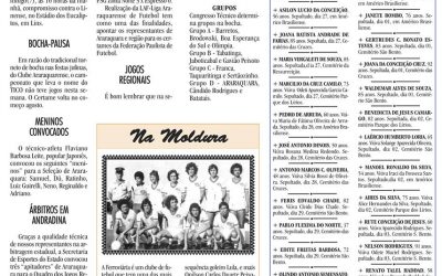 ESPORTES – JORNAL DE ARARAQUARA – 06/07/2019!