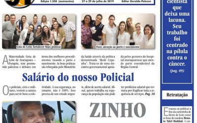 O ADEUS DO ZINHO – BAR DA RUA 01 – CORRIDA DE SANTO ONOFRE – JORNAL DE ARARAQUARA – 27/07/2019!