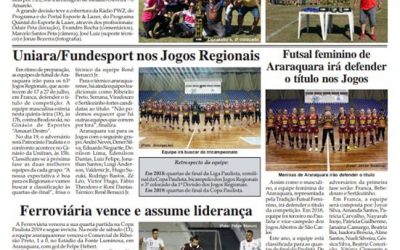 Esportes e Lazer de 16/07/2019,Folha da Cidade de Araraquara!