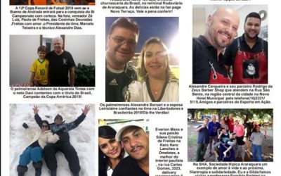 Página 03 ,Fatos e Fotos ,Folha da Cidade de Araraquara de hoje ,04/08 – Domingo!