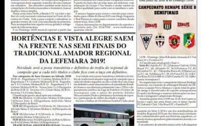 Página 06,Futebol ,Folha da Cidade de Araraquara de quarta- feira,14/08/2019!