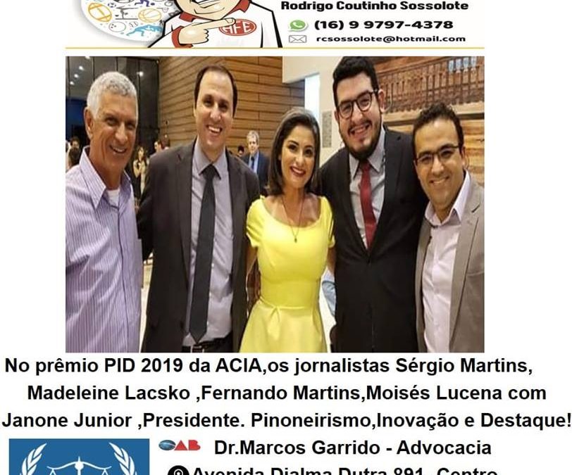 01/08/2019- Quinta feira ,Foto Destak na Folha da Cidade!
