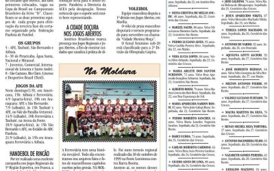 ESPORTES – JORNAL DE ARARAQUARA – 31/08/2019!