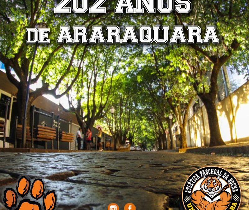 Aniversário da nossa cidade Araraquara!!