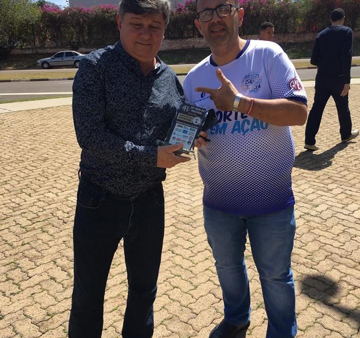 Entrega dos Paschoalitos 2019 ao Prefeito Edinho Silva e ao Secretario Dicao Inforsato!