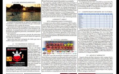 Página 6 ,As 12 do Soro ,Folha da Cidade de Araraquara ,05/09-Quinta-feira !