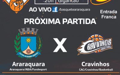 ABA  FUNDESPORT X CRAVINHOS – 03/09 – 3 FEIRA!