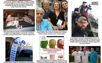 Página 03,Fatos e Fotos ,Folha da Cidade de Araraquara de Domingo,15/09/2019!