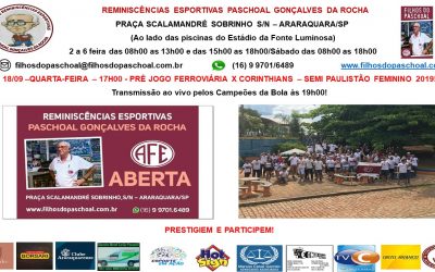 Pré jogo Ferroviária X Corinthians – Semi final do Paulistão Feminino 2019 !