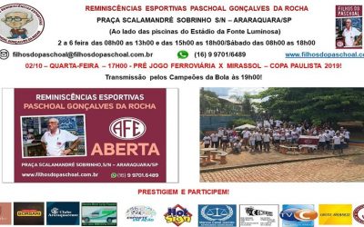 02/10/2019 – Quarta-feira,Foto Destak na Folha da Cidade de Araraquara!