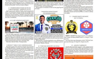 Página 06,As 12 do Soró ,Folha da Cidade de Araraquara de quinta- feira,24/10/2019!