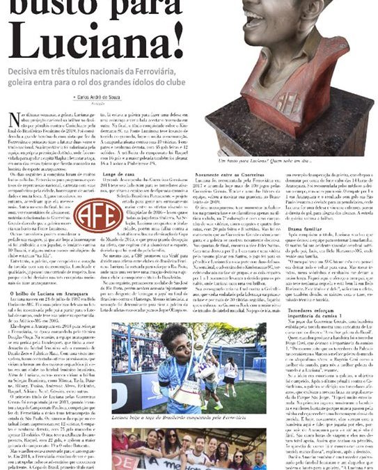 Luciana, a melhor goleira do mundo!