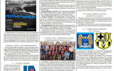 Página 06,As 12 do Soro ,Folha da Cidade de Araraquara de quinta- feira,26/09/2019!