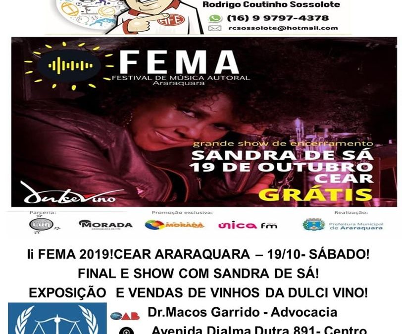 Foto Destak de 19/10/2019- Sabado, na Folha da Cidade de Araraquara!