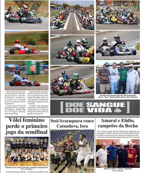 Esportes e Lazer de 22/10 , terca feira, na Folha da Cidade de Araraquara!