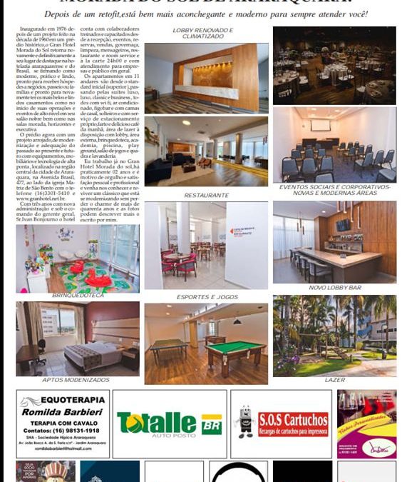 Página 06,Fatos e Fotos Empresas ,Folha da Cidade de Araraquara de sexta- feira,04/10/2019!