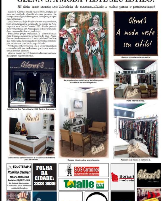 Página 06,Fatos e Fotos Lojas ,Folha da Cidade de Araraquara de sexta- feira,11/10/2019!