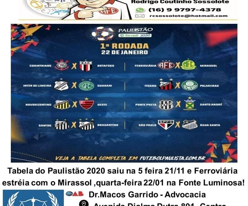 Foto Destak de 23/11/2019 – Sabado,na Folha da Cidade de Araraquara !